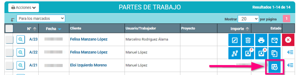 Acceder al historial para ver la ubicación con la geolocalización Acceder al historial para ver la ubicación con la geolocalización