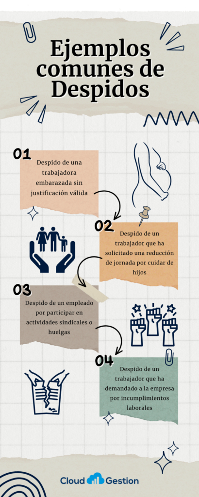 Casos reales y ejemplos de despido nulo Casos reales y ejemplos de despido nulo