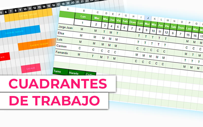 Cuadrante laboral o de trabajo. Que es y para que sirve Cuadrante laboral o de trabajo. Que es y para que sirve