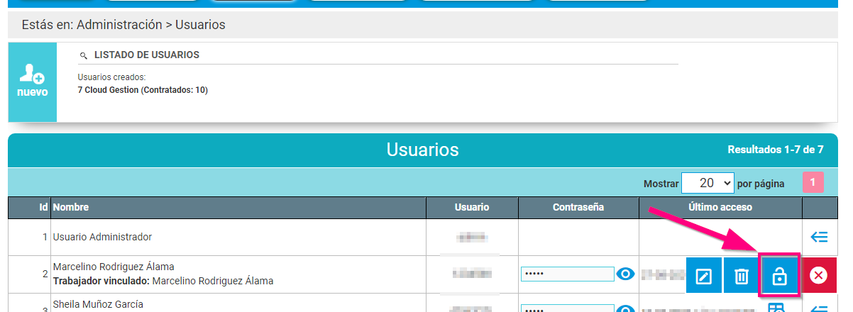 Gestionar los privilegios en Cloud Gestion Gestionar los privilegios en Cloud Gestion