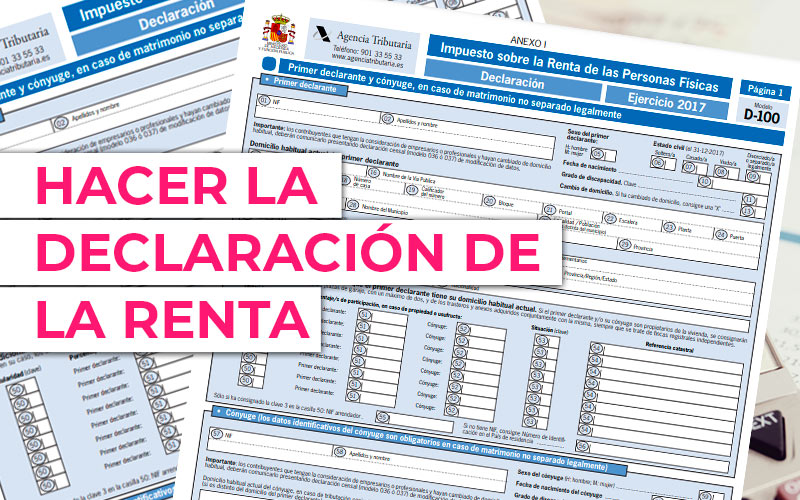 Hacer la declaración de la Renta 2023/2024