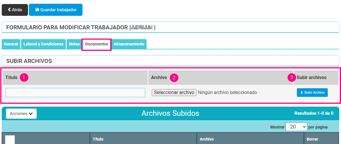 Crear un trabajador desde Cloud Gestion Crear un trabajador desde Cloud Gestion, adjuntos